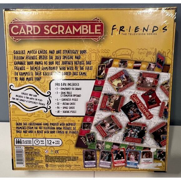 NIB Friends Card Scramble Board Game - Picture 2 of 2